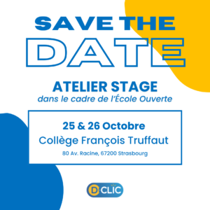 Save the Date - Atelier Stage