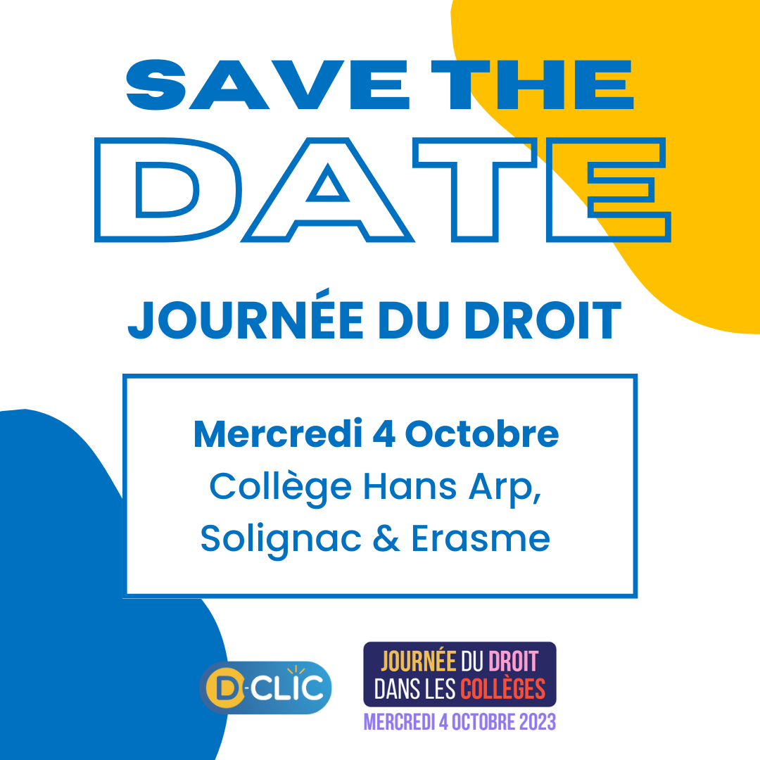 Save the Date - Journée du droit