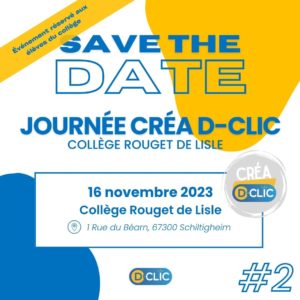 Créa D-Clic - Collège Rouget de Lisle