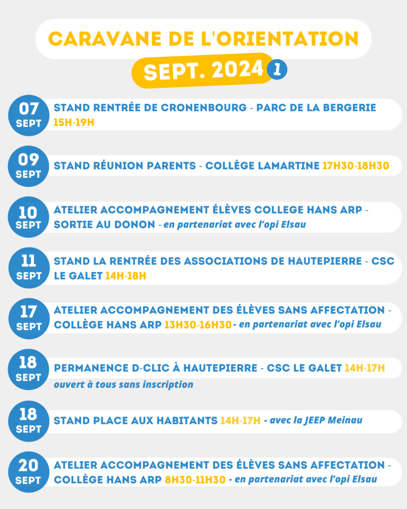 Programme Caravane de l'Orientation - Février 2024 - 2