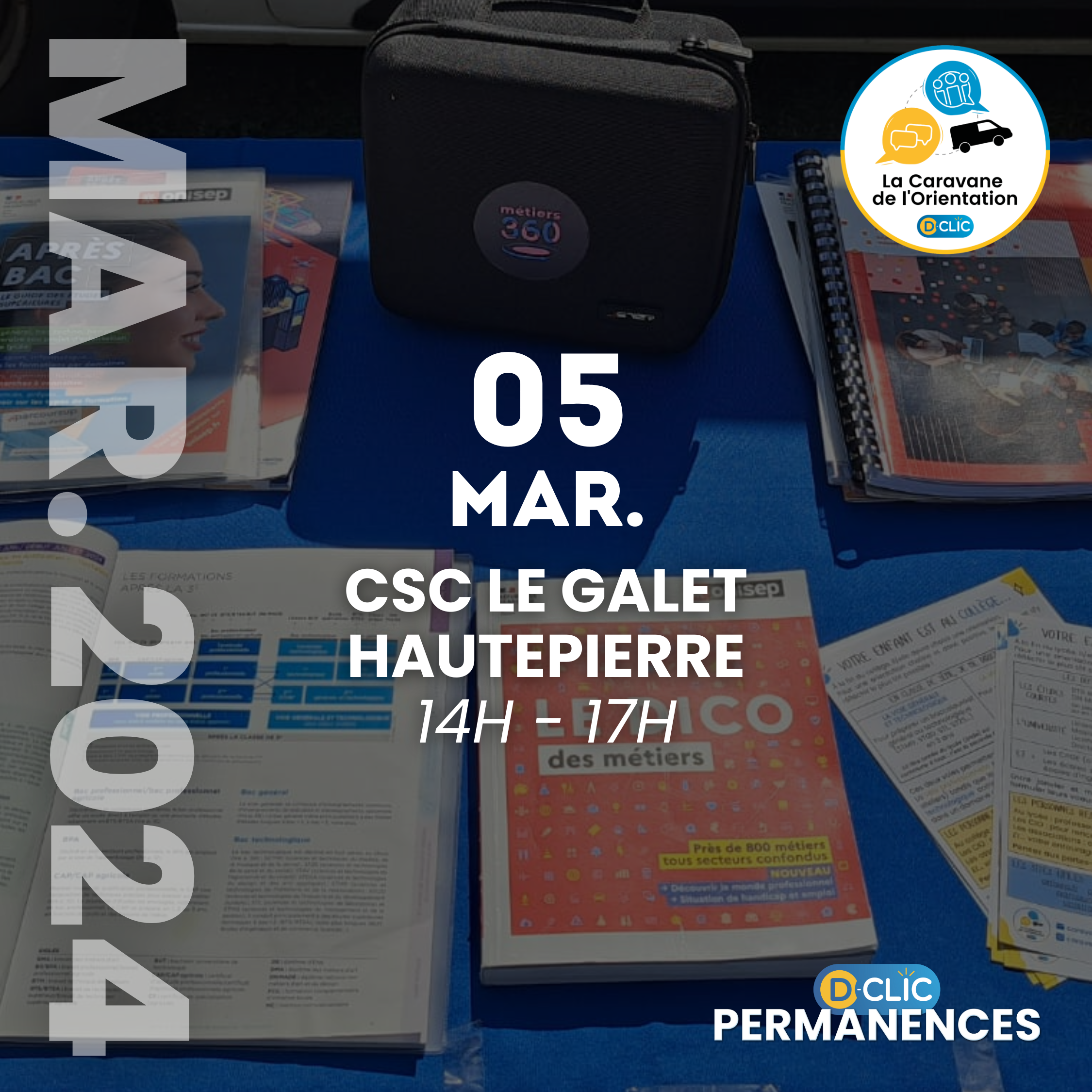 D-Clic Permanences Caravane (CSC Le Galet) - Mercredi 5 mars