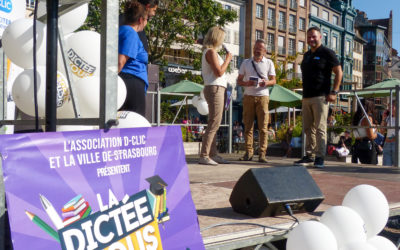 Finale de la Tournée de la Dictée pour Tous à Strasbourg – Place Kléber !