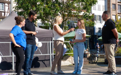 Finale de la Tournée de la Dictée pour Tous à Strasbourg – Place Kléber !