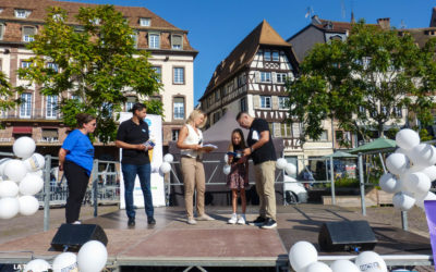 Finale de la Tournée de la Dictée pour Tous à Strasbourg – Place Kléber !