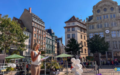 Finale de la Tournée de la Dictée pour Tous à Strasbourg – Place Kléber !