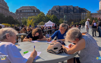 Finale de la Tournée de la Dictée pour Tous à Strasbourg – Place Kléber !