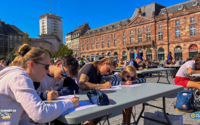 Finale de la Tournée de la Dictée pour Tous à Strasbourg – Place Kléber !