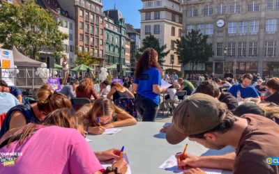 Finale de la Tournée de la Dictée pour Tous à Strasbourg – Place Kléber !