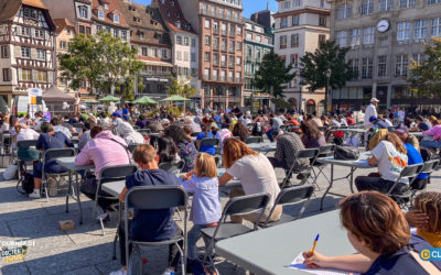 Finale de la Tournée de la Dictée pour Tous à Strasbourg – Place Kléber !