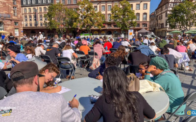 Finale de la Tournée de la Dictée pour Tous à Strasbourg – Place Kléber !