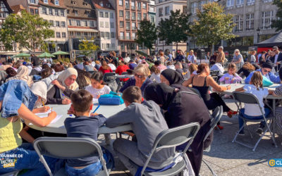 Finale de la Tournée de la Dictée pour Tous à Strasbourg – Place Kléber !