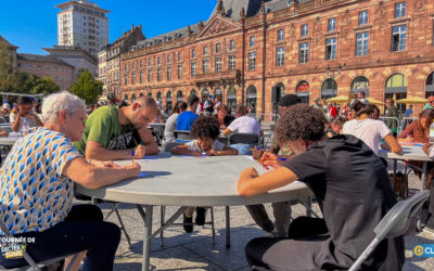 Finale de la Tournée de la Dictée pour Tous à Strasbourg – Place Kléber !