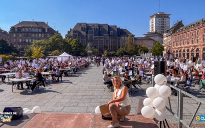 Finale de la Tournée de la Dictée pour Tous à Strasbourg – Place Kléber !