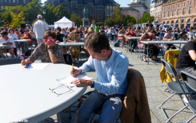 Finale de la Tournée de la Dictée pour Tous à Strasbourg – Place Kléber !