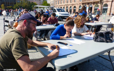 Finale de la Tournée de la Dictée pour Tous à Strasbourg – Place Kléber !