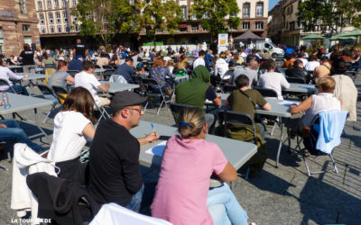 Finale de la Tournée de la Dictée pour Tous à Strasbourg – Place Kléber !