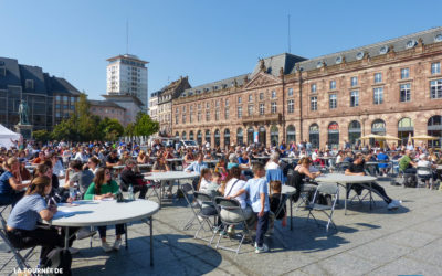 Finale de la Tournée de la Dictée pour Tous à Strasbourg – Place Kléber !