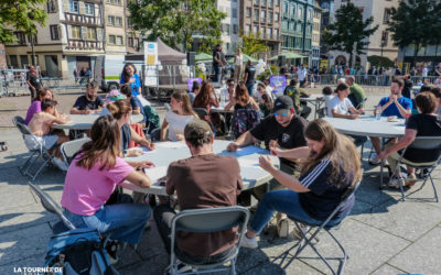 Finale de la Tournée de la Dictée pour Tous à Strasbourg – Place Kléber !