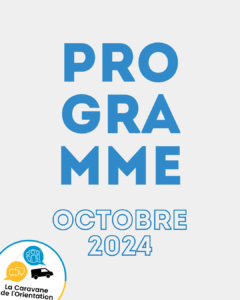 Programme Caravane de l'Orientation - Octobre 2024