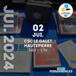 D-Clic Permanences Caravane (CSC Le Galet) - Mercredi 2 juillet