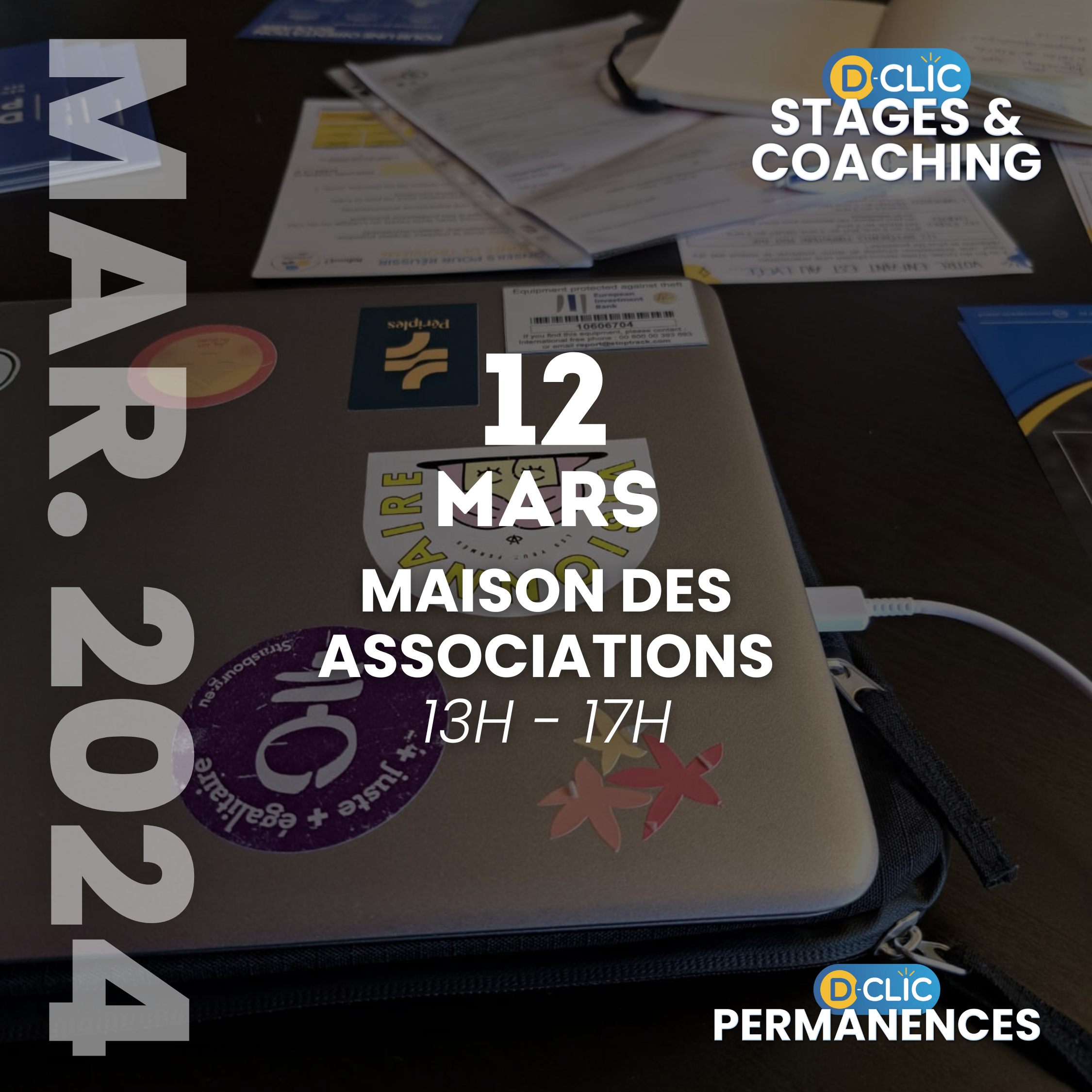 D-Clic Permanences Stages (MDAS) - Mercredi 12 mars