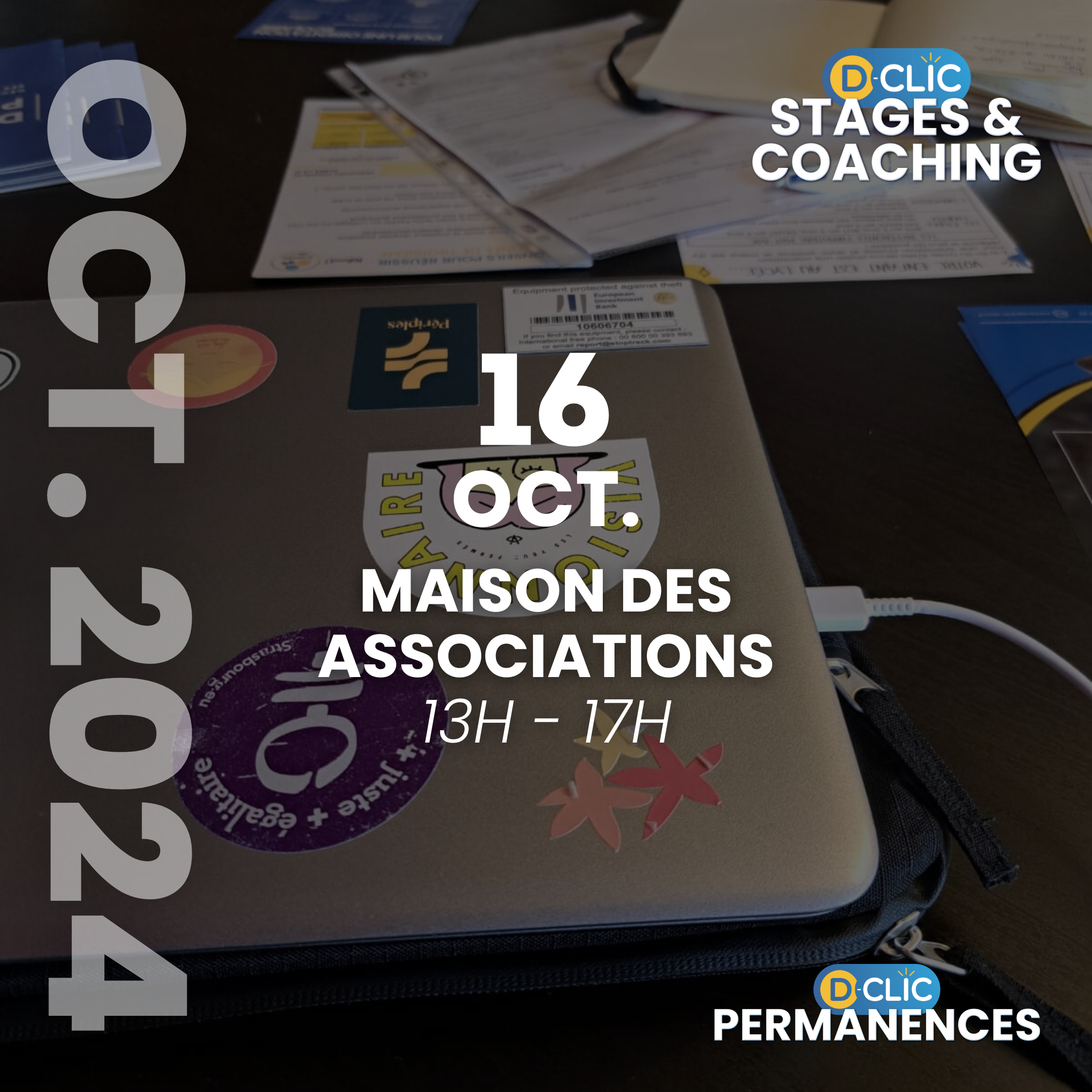 D-Clic Permanences Stages (MDAS) - Mercredi 16 octobre