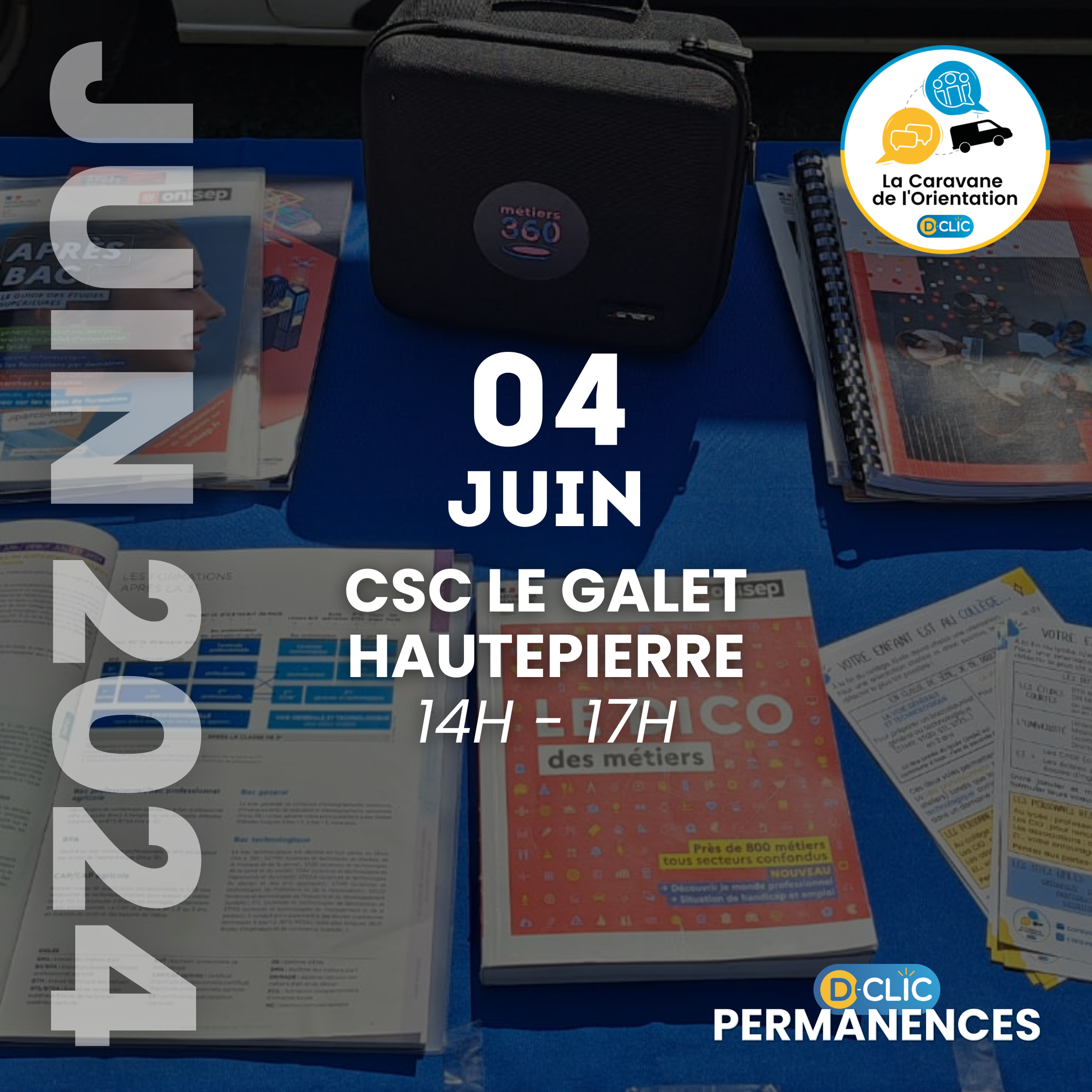 D-Clic Permanences Caravane (CSC Le Galet) - Mercredi 4 juin