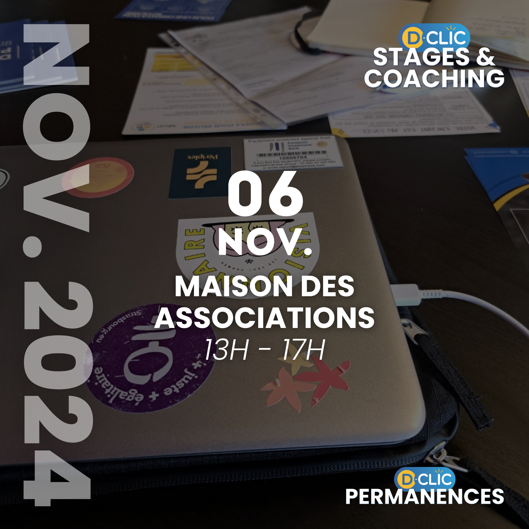 D-Clic Permanences Stages (MDAS) - Mercredi 06 novembre