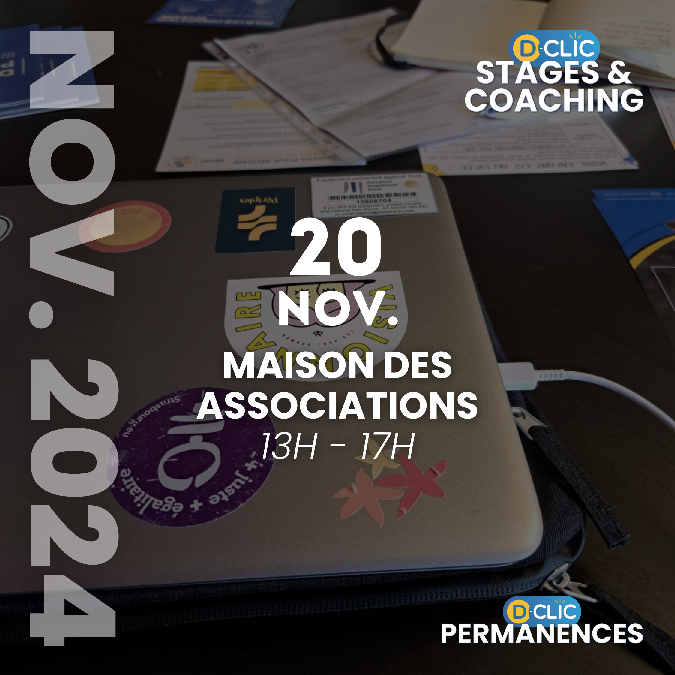 D-Clic Permanences Stages (MDAS) - Mercredi 20 novembre