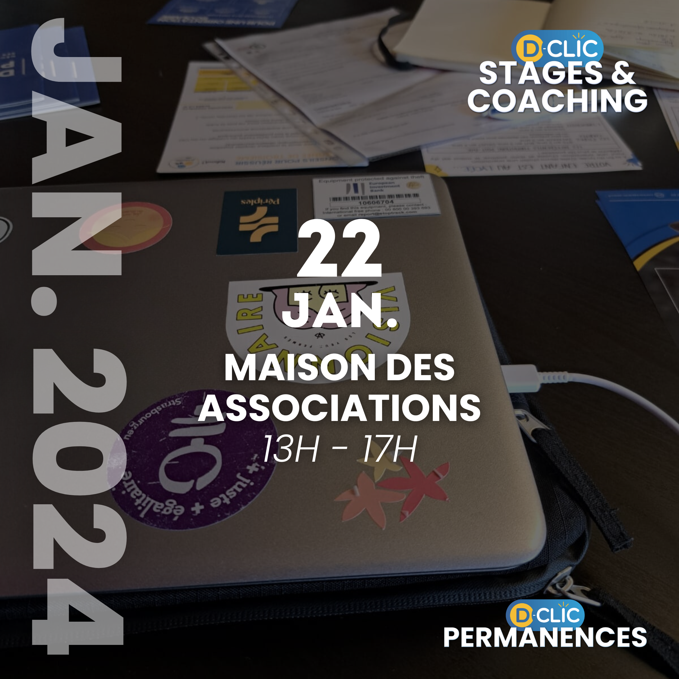 D-Clic Permanences Stages (MDAS) - Mercredi 22 janvier