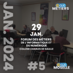 Forum des métiers de l’informatique et du numérique #5 - Collège Charles de Gaulle