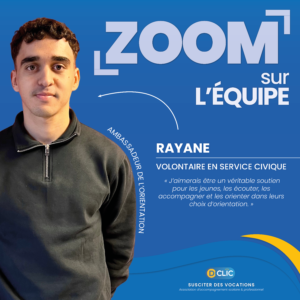 Zoom sur l'équipe - Rayane - 1